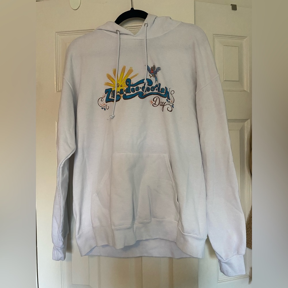 Authentic Disney Splash Mountain White Hoodie
